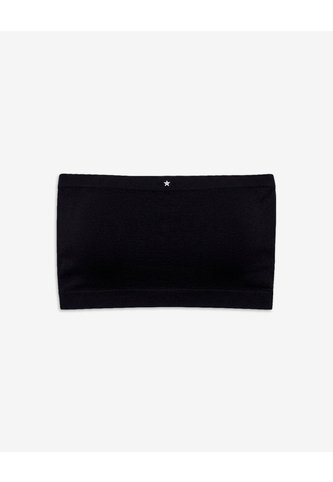 Top Strapless Soporte Ligero Seamless Negro Negro PUNTO BLANCO