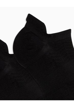 Medias Deportivas Mujer Tobilleras Cortas Acolchadas Negras