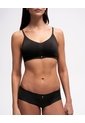 Panty Cachetero Microfibra Invisible Negro Negro de PUNTO BLANCO