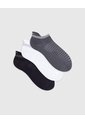 Medias Deportivas Mujer Tobillera Corta Pack X3 Surtido de PUNTO BLANCO