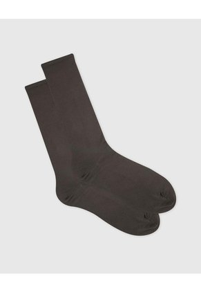 Medias Hombre Largas Formales Grises Gris
