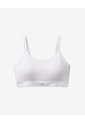 Top Soporte Medio Seamless Blanco Blanco de PUNTO BLANCO