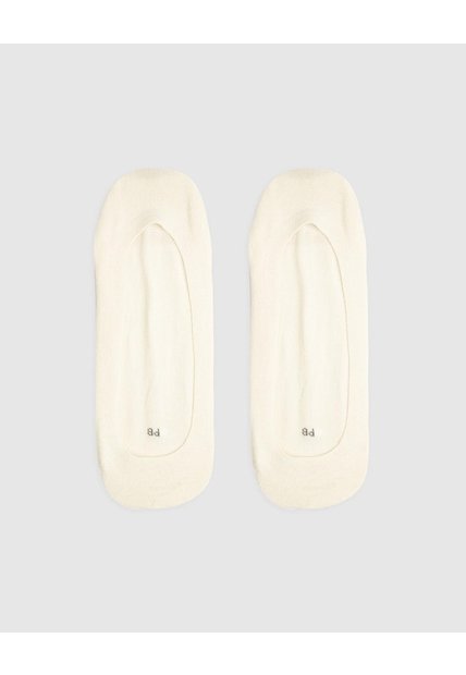 Medias Mujer Baleta Borde Con Silicona Pack X2 Surtido