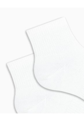 Medias Deportivas Mujer Tobilleras Microfibra Blancas