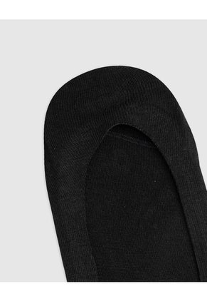 Medias Mujer Baleta Borde Con Silicona Pack X2 Negro