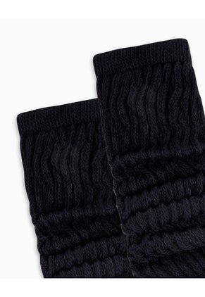 Medias Mujer Extra Largas Algodón Pack X2 Azul