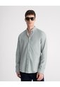 Camisa Manga Larga Slim Algodón Verde Hombre Verde de PUNTO BLANCO