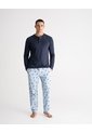 Pantalón De Pijama Algodón Estampado Hombre Azul de PUNTO BLANCO