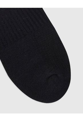 Medias Deportivas Hombre Largas Algodón Pack X6 Negro