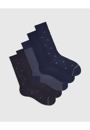Medias Hombre Largas Pack X5 Surtido