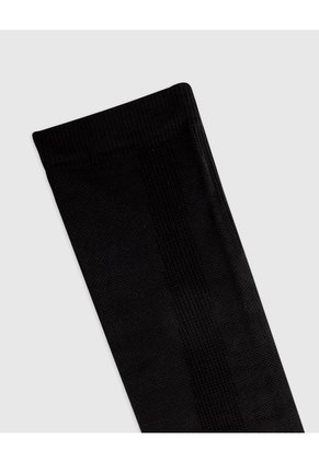 Medias Deportivas Hombre Extra Largas Microfibra Negras