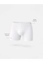Bóxer Deportivo Medio Microfibra Blanco Blanco de PUNTO BLANCO