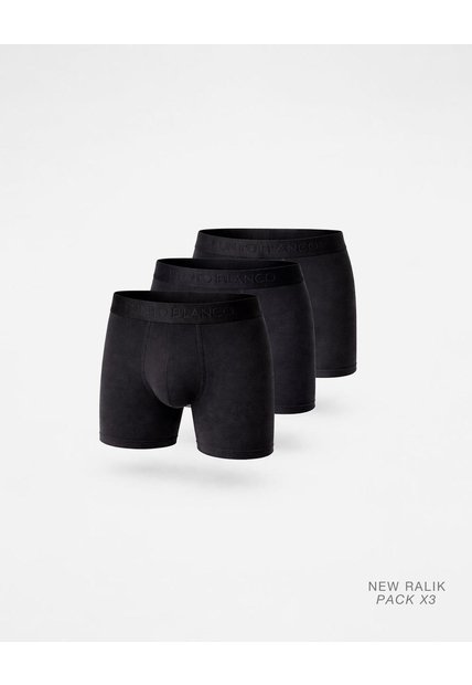 Bóxer Deportivo Medio Microfibra X3unds Negro Negro