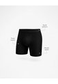 Bóxer Deportivo Largo Microfibra Negro Negro de PUNTO BLANCO