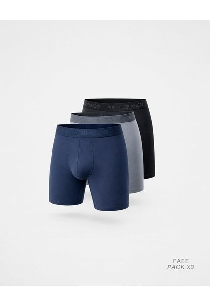 Bóxer Deportivo Largo Microfibra X3unds Surtido Multicolor