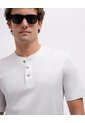 Camiseta Regular Algodón Blanca Hombre Blanco de PUNTO BLANCO