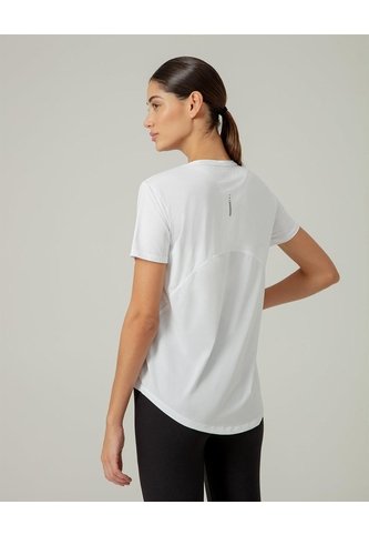 Camiseta Deportiva Control Humedad Blanca Mujer Blanco PUNTO BLANCO
