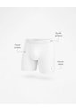 Bóxer Deportivo Largo Microfibra Blanco Blanco de PUNTO BLANCO
