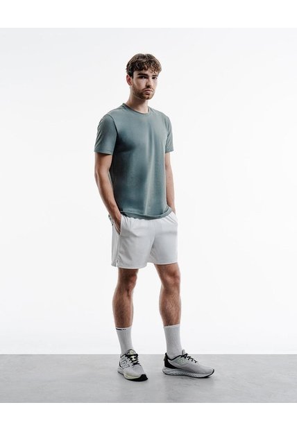 Pantaloneta Deportiva Malla Interna Blanca Hombre Blanco