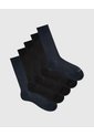 Medias Hombre Largas Formales Pack X5 Surtido Multicolor de PUNTO BLANCO