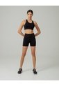 Biker Deportivo Tiro Alto Seamless Control Abdomen Negro Mujer Negro de PUNTO BLANCO