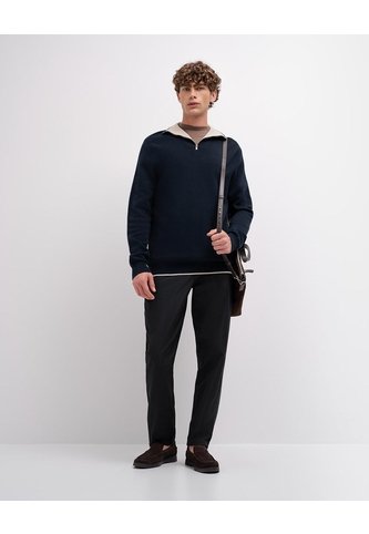 Buzo Regular Tejido De Punto Algodón Azul Hombre Azul PUNTO BLANCO