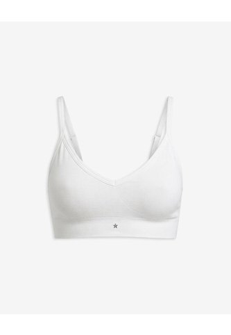 Top Soporte Medio Seamless Copas Removibles Blanco Blanco PUNTO BLANCO