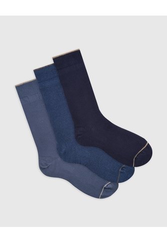 Medias Hombre Largas Algodón Pack X3 Surtido PUNTO BLANCO