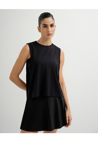Camiseta Esqueleto Deportiva Transpirable Negra Mujer Negro PUNTO BLANCO