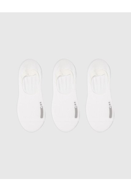 Medias Mujer Baleta Pack X3 Blanco