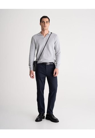 Pantalón Chino Regular Algodón Azul Hombre Azul PUNTO BLANCO