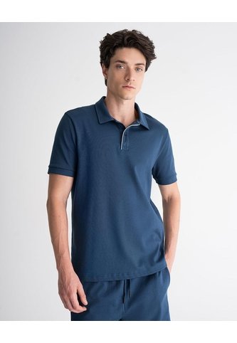 Polo Confort Regular Algodón Azul Hombre Azul PUNTO BLANCO