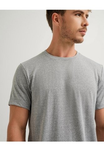 Camiseta Deportiva Control Humedad Gris Hombre Gris PUNTO BLANCO