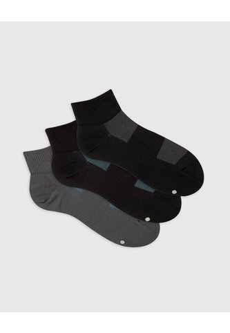 Medias Deportivas Hombre Tobilleras Microfibra Pack X3 Surtido PUNTO BLANCO