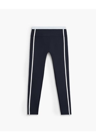 Legging Deportivo Tiro Alto Control Humedad Azul Mujer Azul PUNTO BLANCO