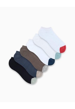 Medias Hombre Tobillera Corta Acolchada Pack X6 Surtido
