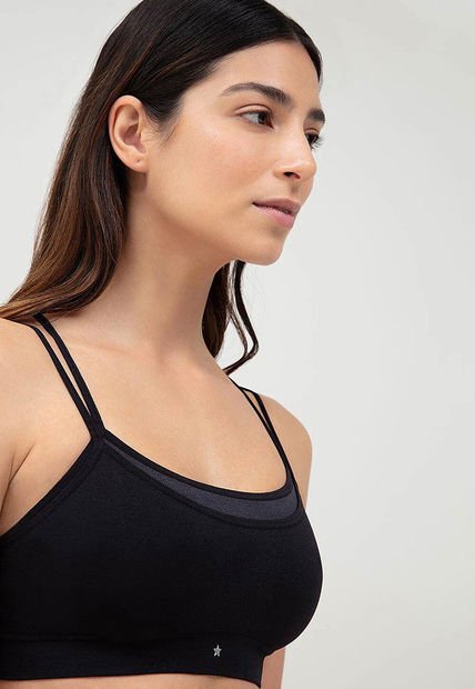 Top Negro PUNTO BLANCO