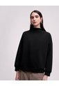Buzo Confort Cuello Alto Tacto Suave Negro Mujer Negro de PUNTO BLANCO