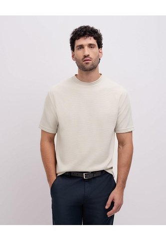 Camiseta Regular Algodón Habana Hombre Beige PUNTO BLANCO