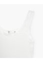 Camiseta Esqueleto Regular Rib Blanca Mujer Blanco de PUNTO BLANCO