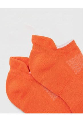 Medias Deportivas Hombre Tobilleras Cortas Acolchadas Naranja