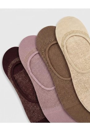 Medias Mujer Baleta Pack X4 Surtido