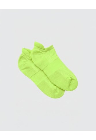 Medias Deportivas Hombre Tobilleras Cortas Acolchadas Verde PUNTO BLANCO