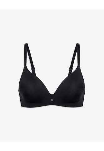 Brasier Soporte Medio Microfibra Negro Negro PUNTO BLANCO