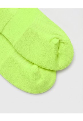 Medias Deportivas Hombre Tobilleras Cortas Acolchadas Verde