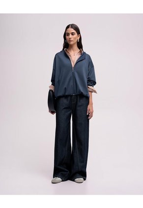 Chaqueta Confort Azul Mujer Azul