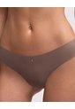 Panty Tipo Tanga Microfibra Invisible Café Cafe de PUNTO BLANCO