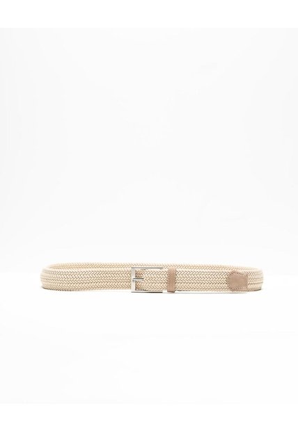 Correa Tejida Beige Hombre Beige