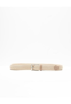 Correa Tejida Beige Hombre Beige