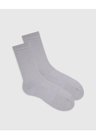 Medias Deportivas Unisex Largas Ciclismo Grises Gris PUNTO BLANCO